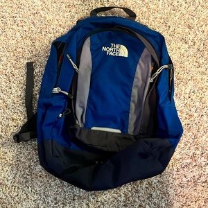 Blue/ black Northface backpack